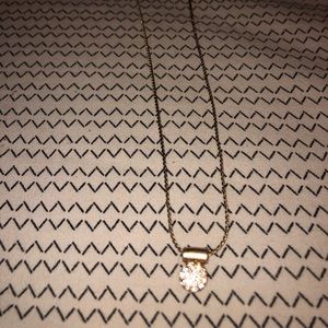 medium length gold necklace